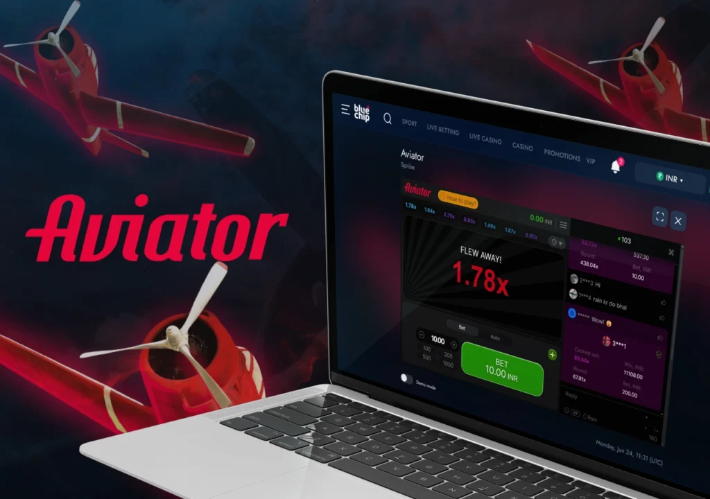 Aviator demo mode preview